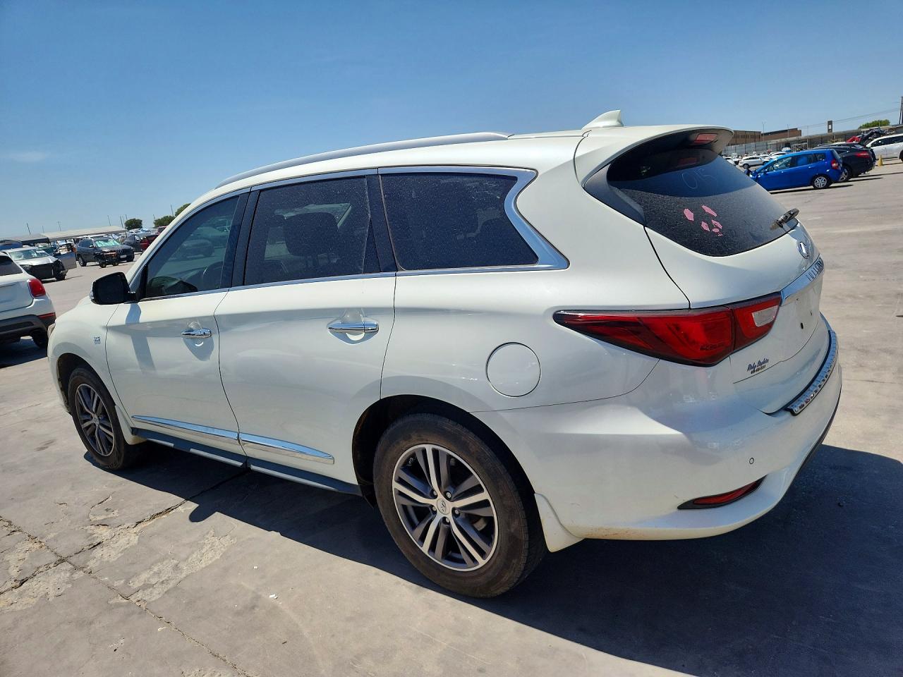 2017 Infiniti Qx60 Base White vin: 5N1DL0MN7HC555015