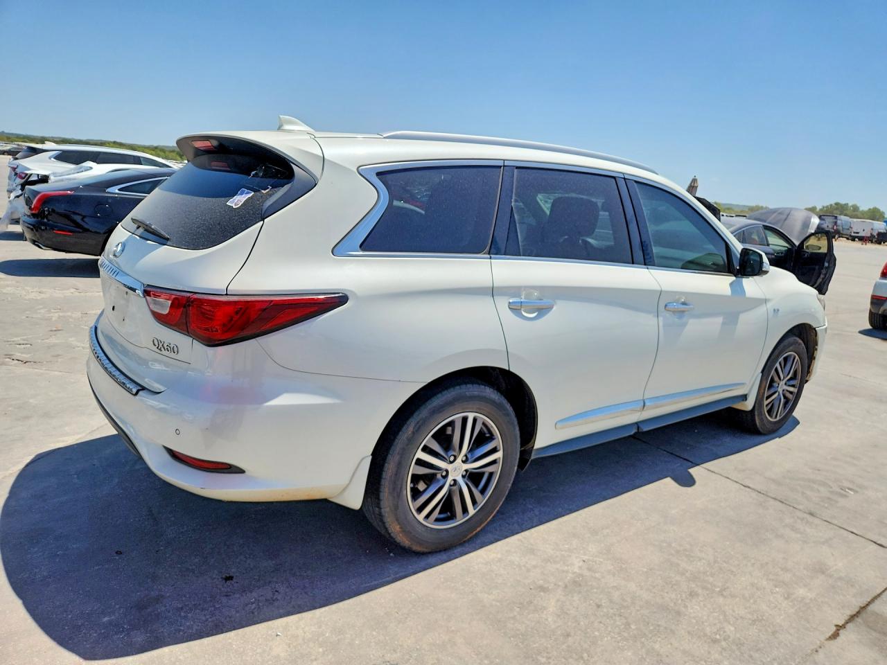 2017 Infiniti Qx60 Base White vin: 5N1DL0MN7HC555015