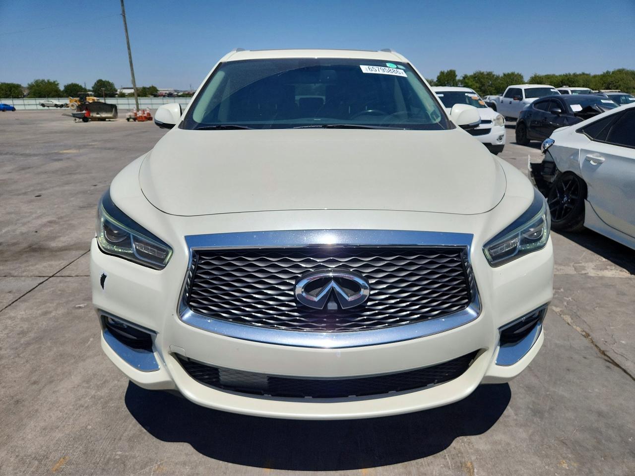 2017 Infiniti Qx60 Base White vin: 5N1DL0MN7HC555015
