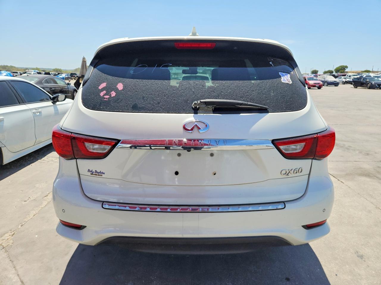 2017 Infiniti Qx60 Base White vin: 5N1DL0MN7HC555015