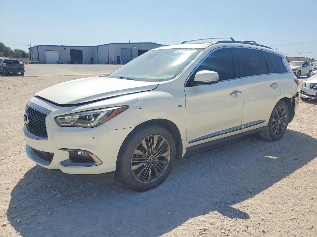 2019 Infiniti Qx60 Luxe White vin: 5N1DL0MN7KC528629