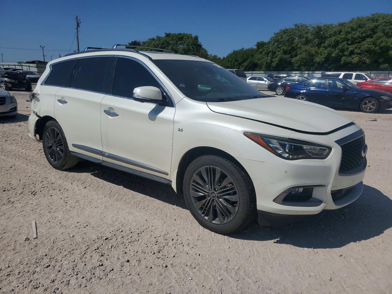 2019 Infiniti Qx60 Luxe White vin: 5N1DL0MN7KC528629