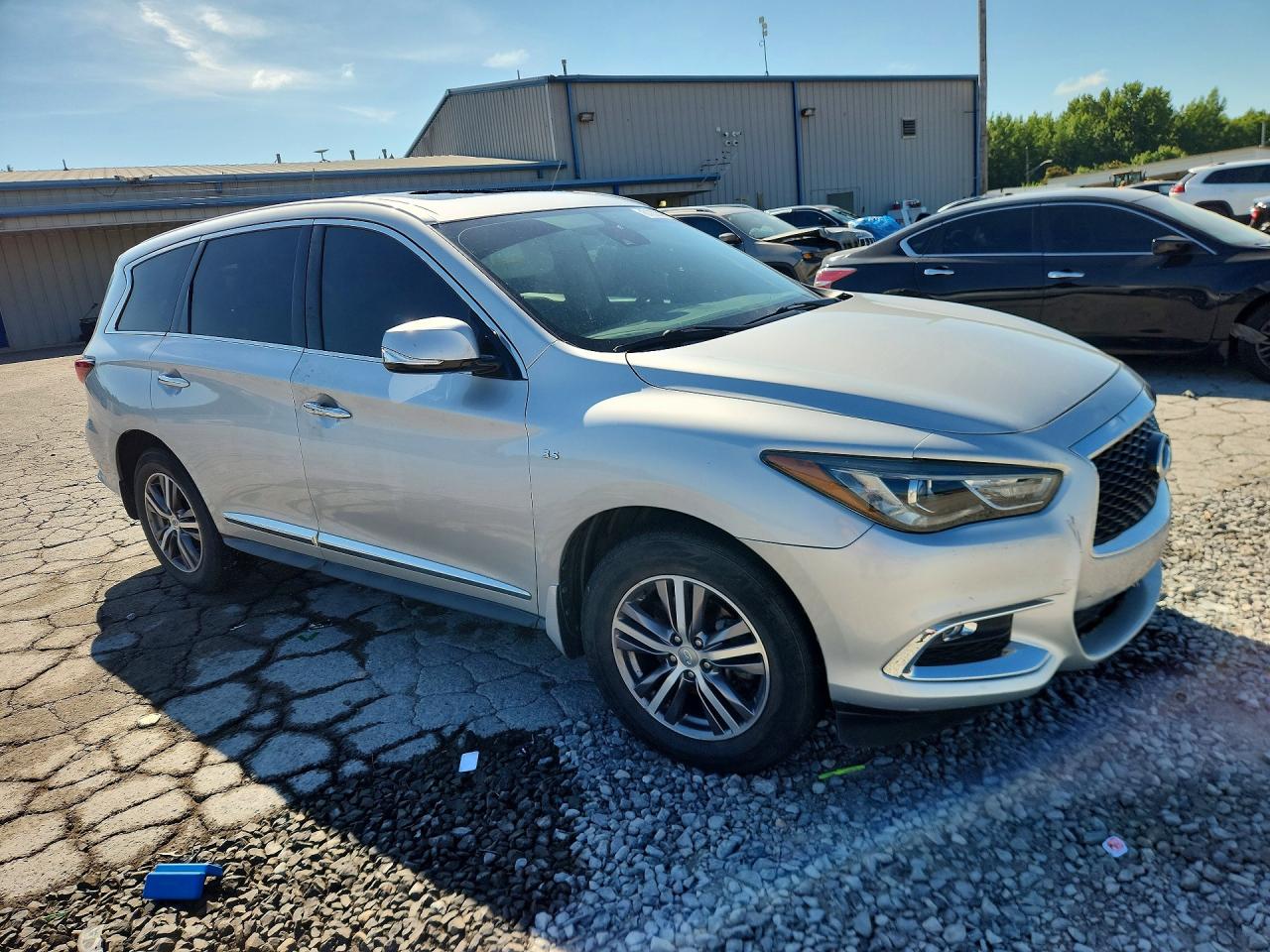 2019 Infiniti Qx60 Pure Серебряный vin: 5N1DL0MN7KC566202