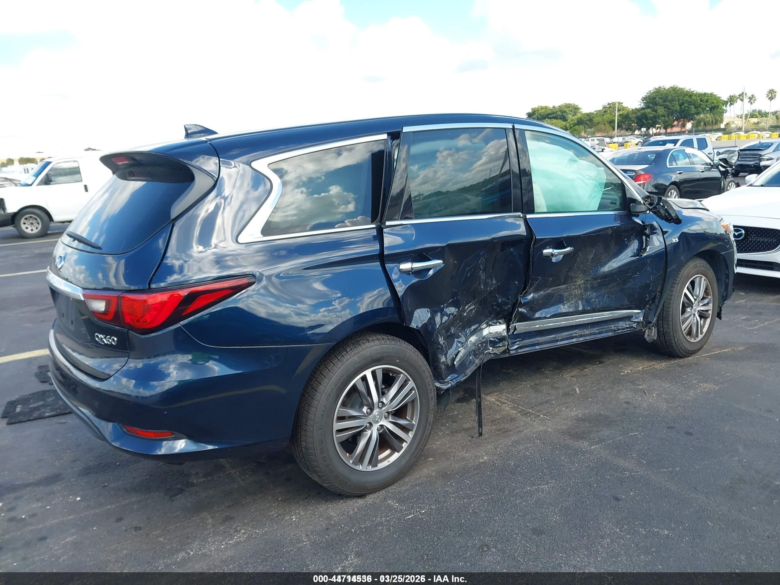 2020 Infiniti Qx60 Pure Black vin: 5N1DL0MN7LC514473