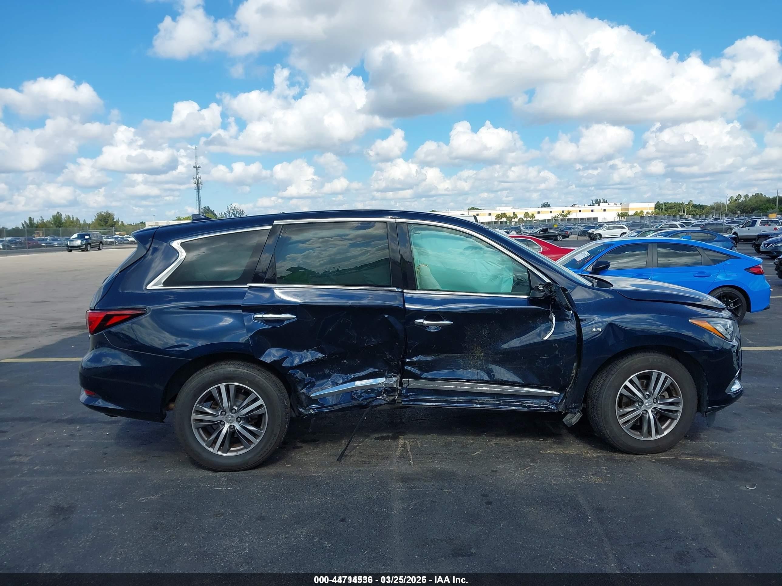 2020 Infiniti Qx60 Pure Black vin: 5N1DL0MN7LC514473