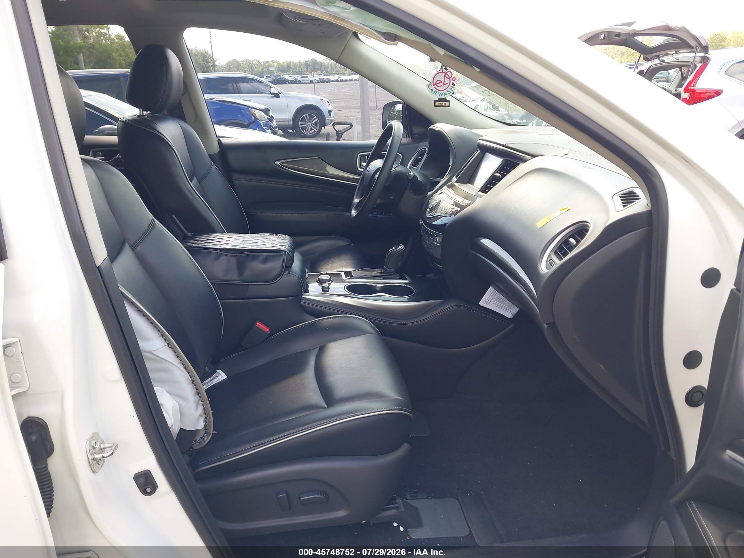2020 Infiniti Qx60 Pure White vin: 5N1DL0MN7LC518104