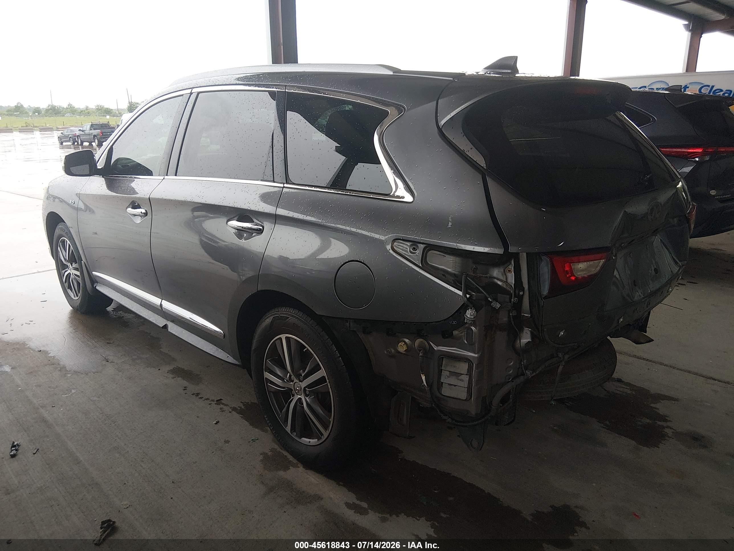 2017 Infiniti Qx60 Gray vin: 5N1DL0MN8HC501528