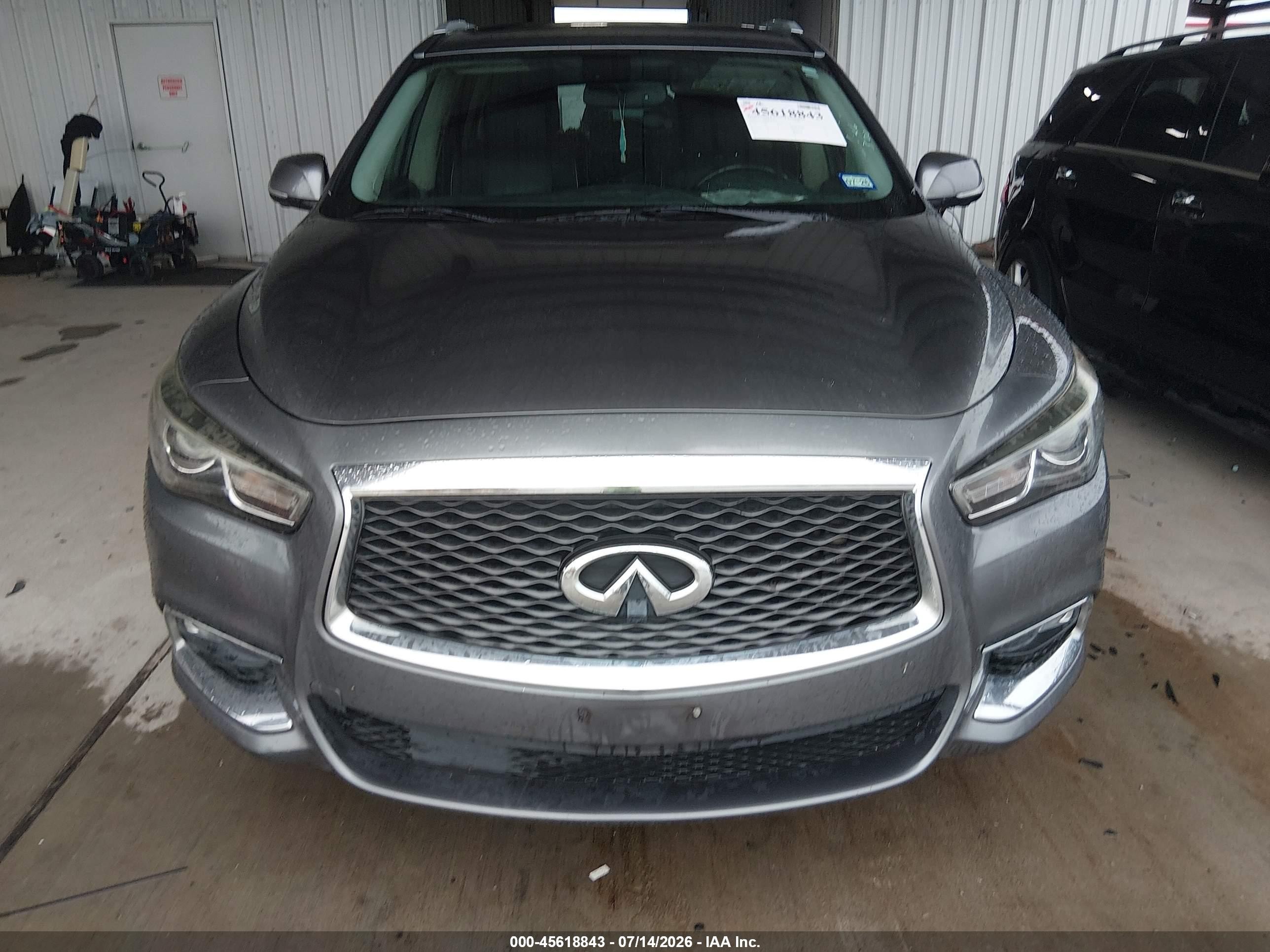 2017 Infiniti Qx60 Gray vin: 5N1DL0MN8HC501528