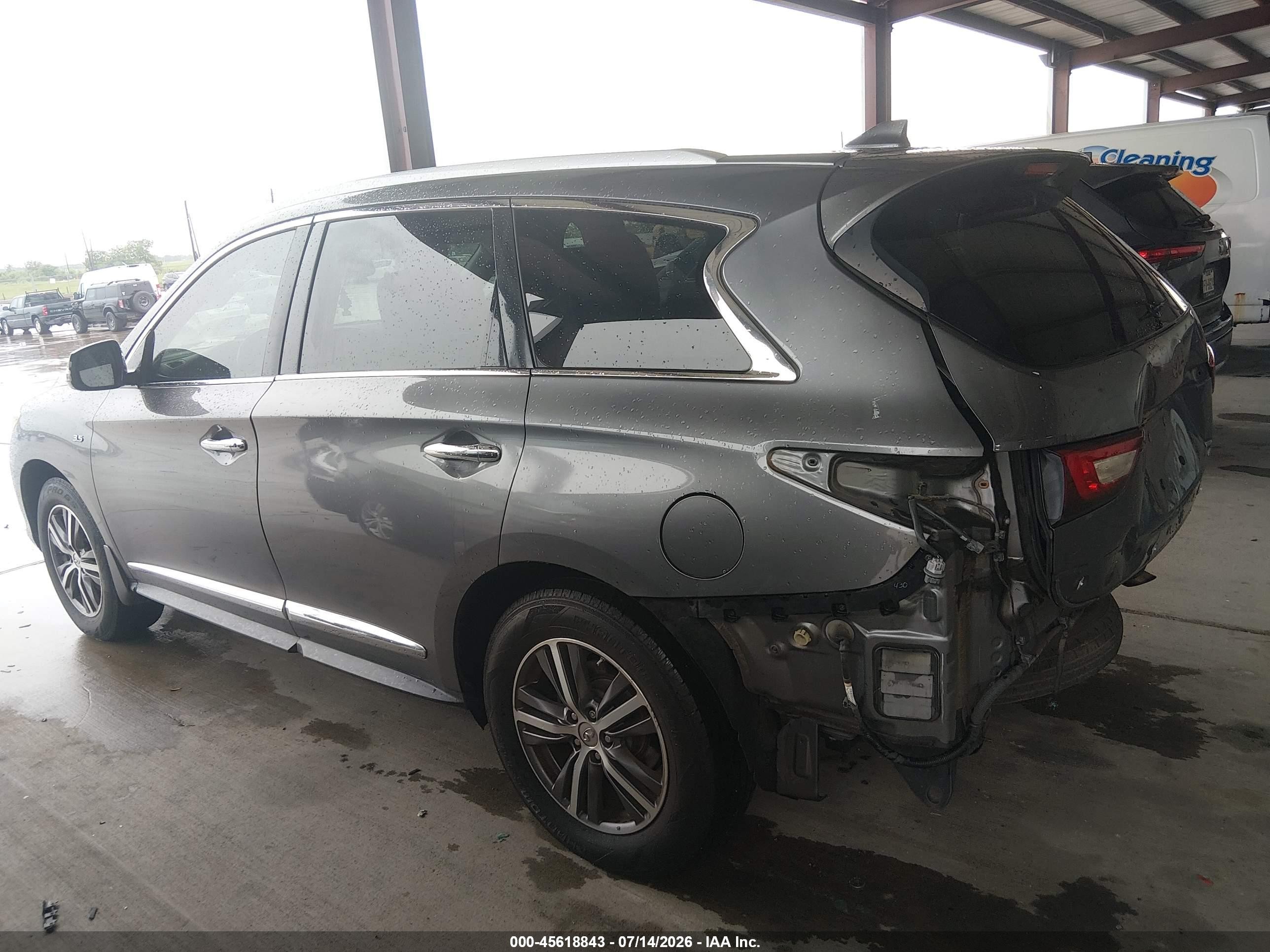2017 Infiniti Qx60 Gray vin: 5N1DL0MN8HC501528
