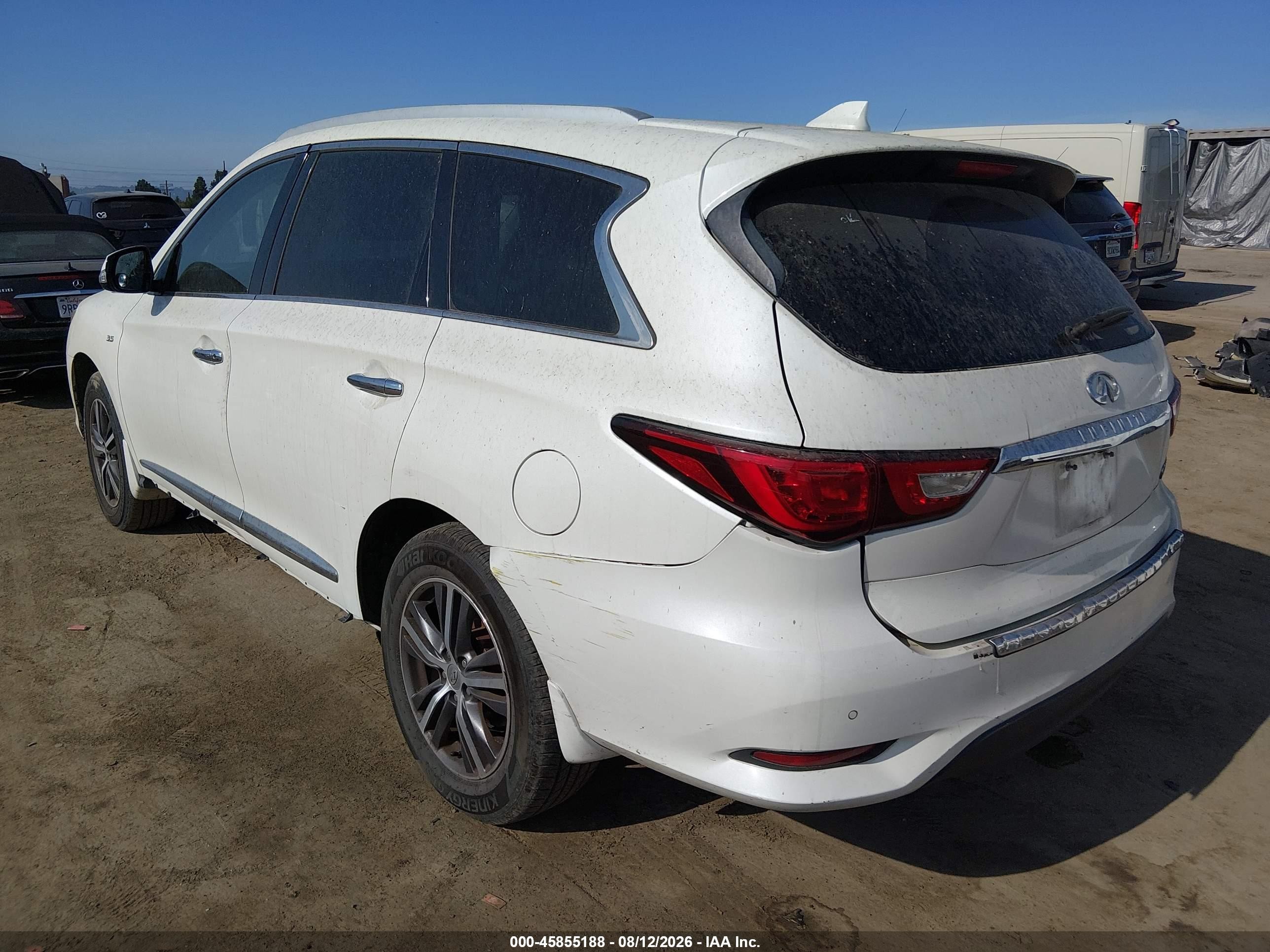 2017 Infiniti Qx60   Белый vin: 5N1DL0MN8HC540684