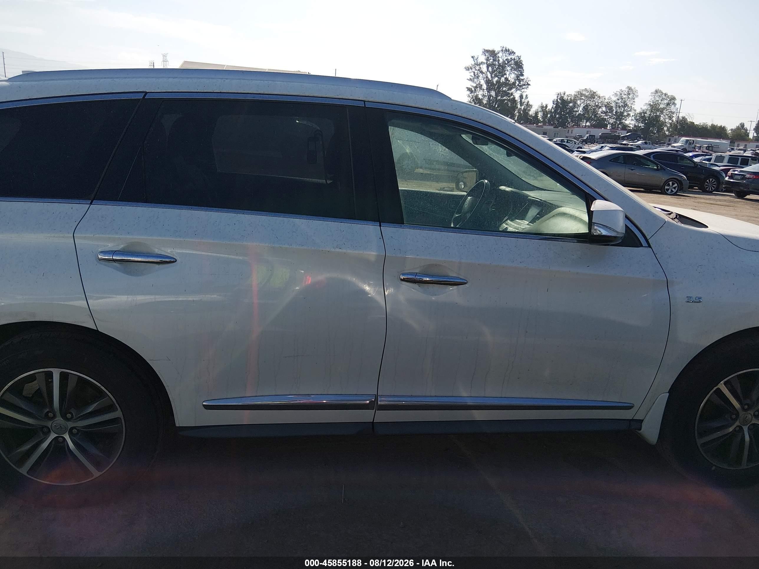 2017 Infiniti Qx60   Белый vin: 5N1DL0MN8HC540684