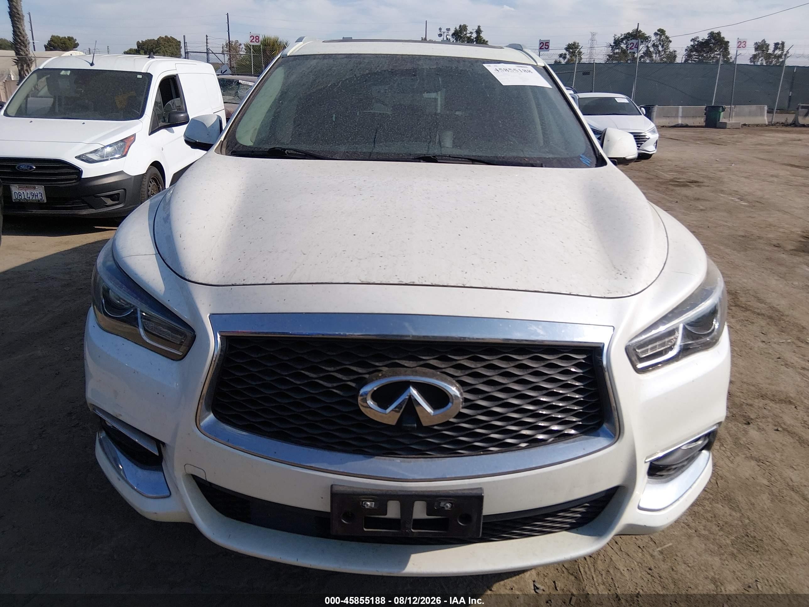 2017 Infiniti Qx60   Белый vin: 5N1DL0MN8HC540684