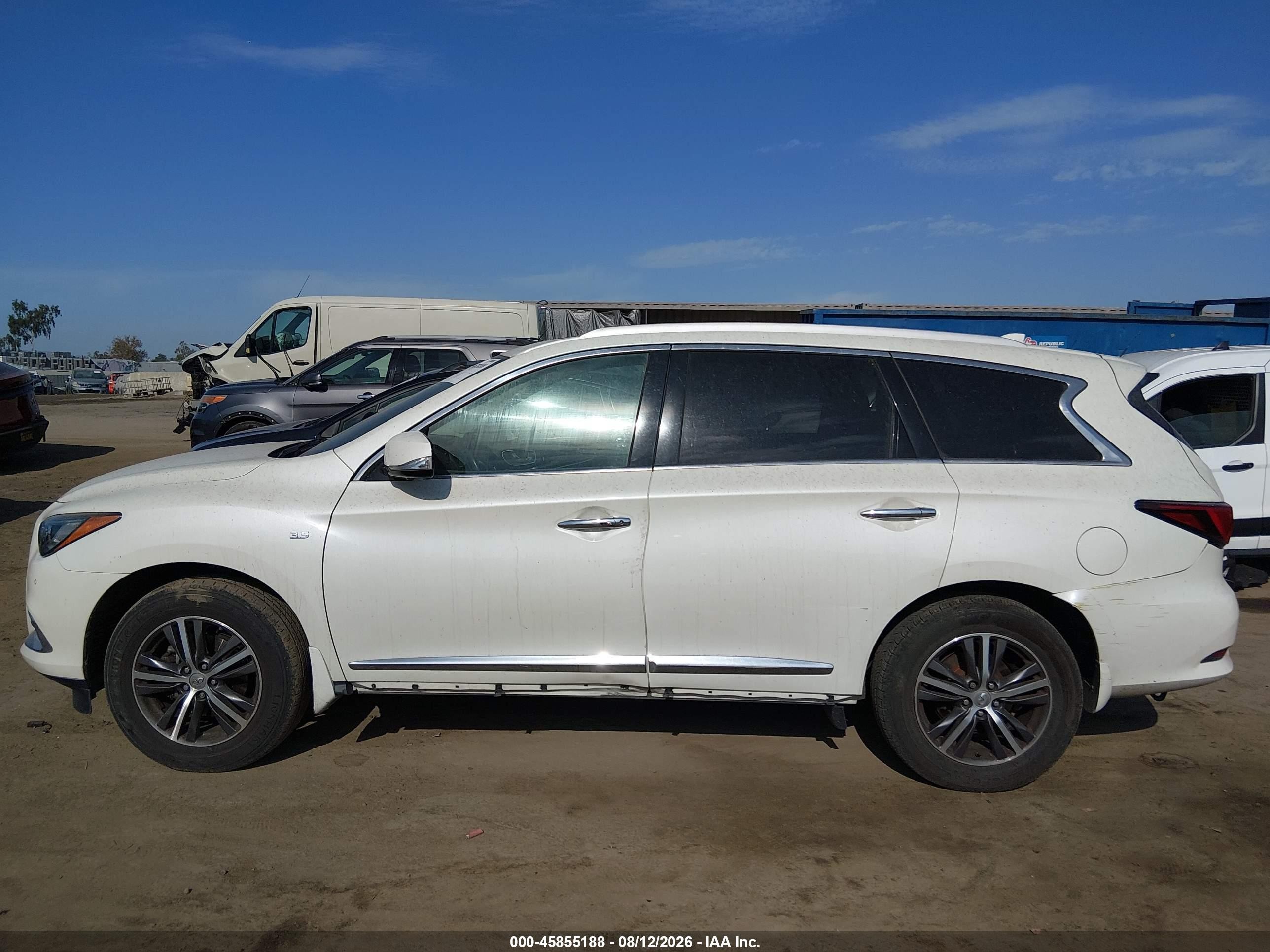 2017 Infiniti Qx60   Белый vin: 5N1DL0MN8HC540684