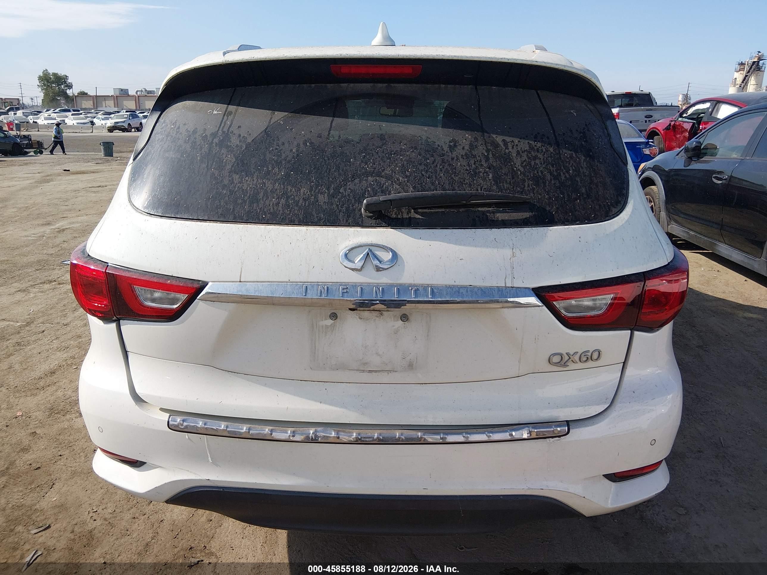 2017 Infiniti Qx60   Белый vin: 5N1DL0MN8HC540684