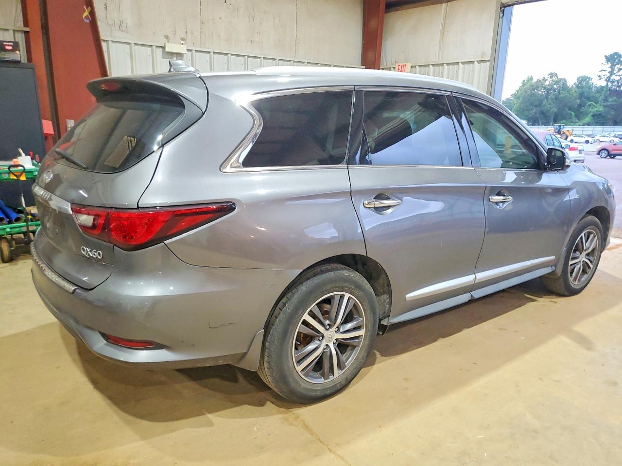 2019 Infiniti Qx60 Luxe Gray vin: 5N1DL0MN8KC557038