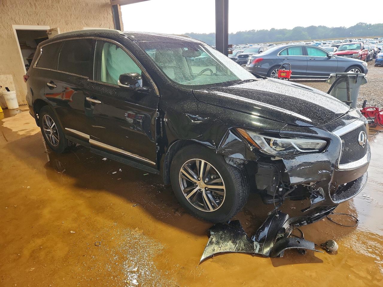 2017 Infiniti Qx60 Base Black vin: 5N1DL0MN9HC520881