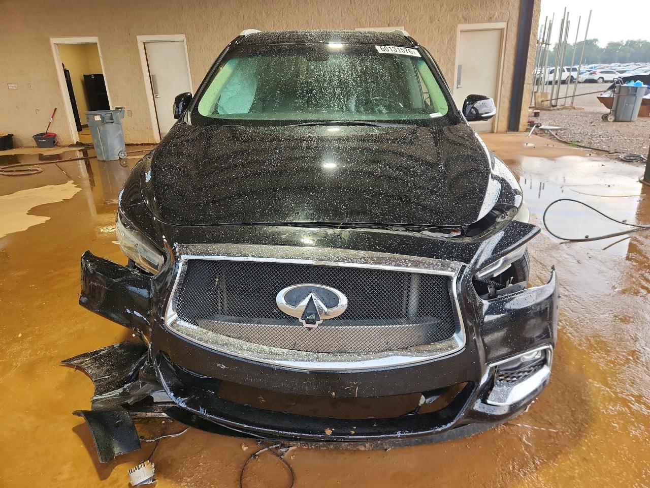 2017 Infiniti Qx60 Base Black vin: 5N1DL0MN9HC520881