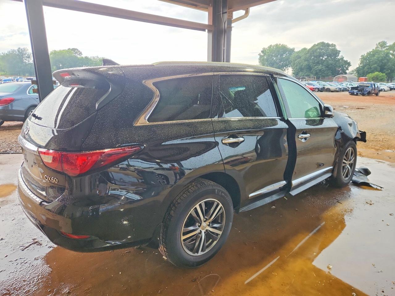 2017 Infiniti Qx60 Base Black vin: 5N1DL0MN9HC520881