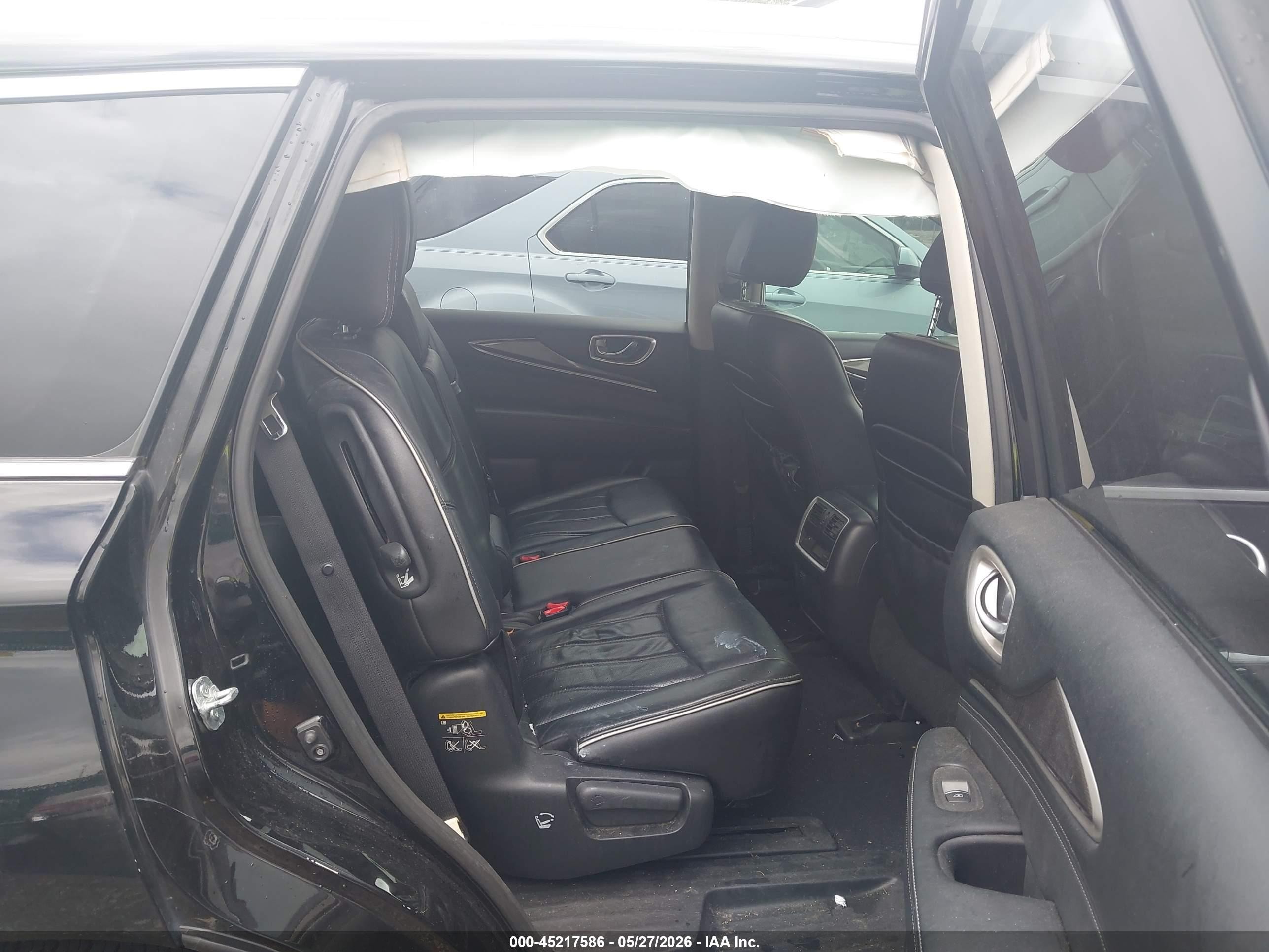 2017 Infiniti Qx60 Black vin: 5N1DL0MNXHC517651