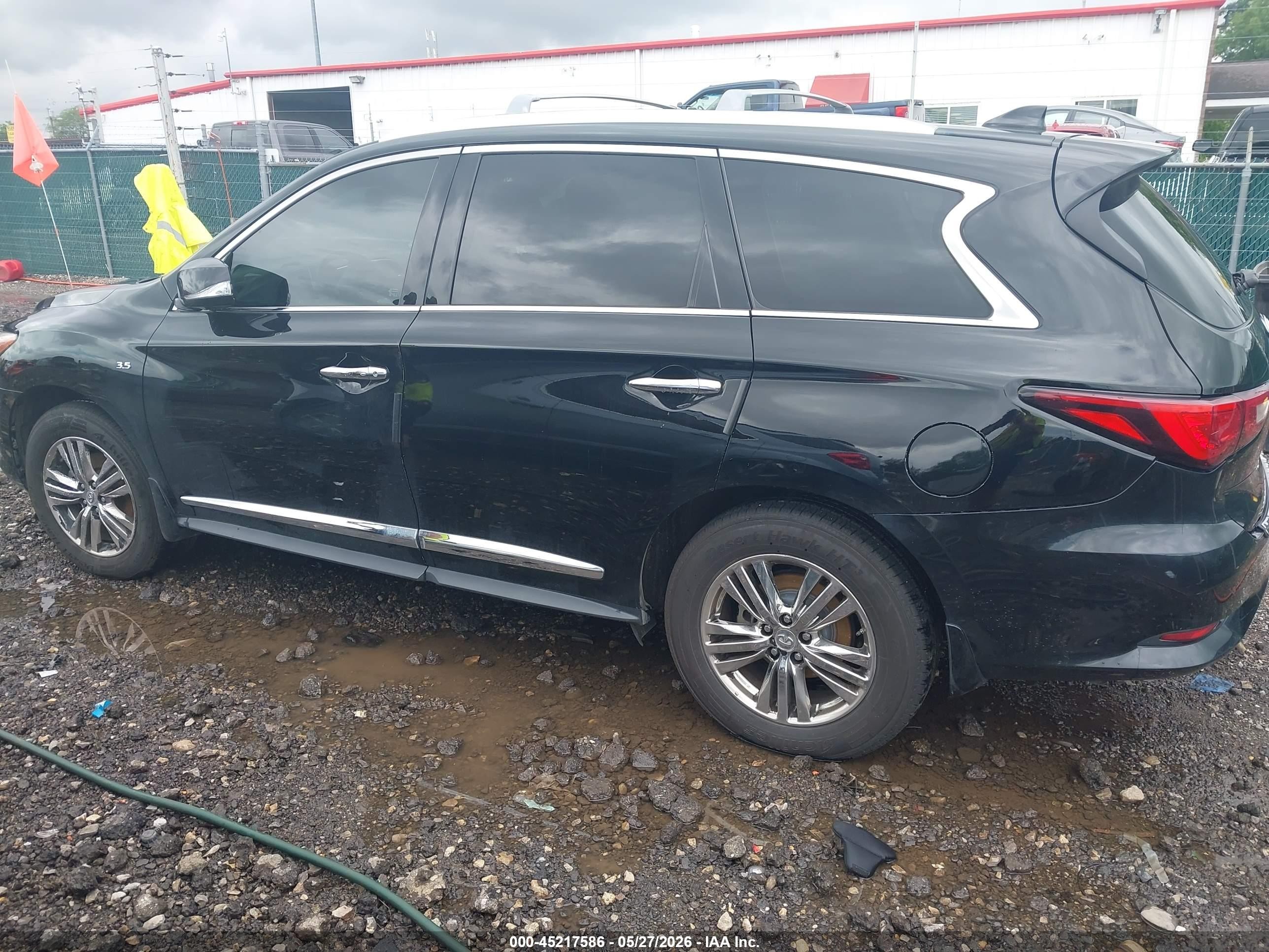 2017 Infiniti Qx60 Black vin: 5N1DL0MNXHC517651