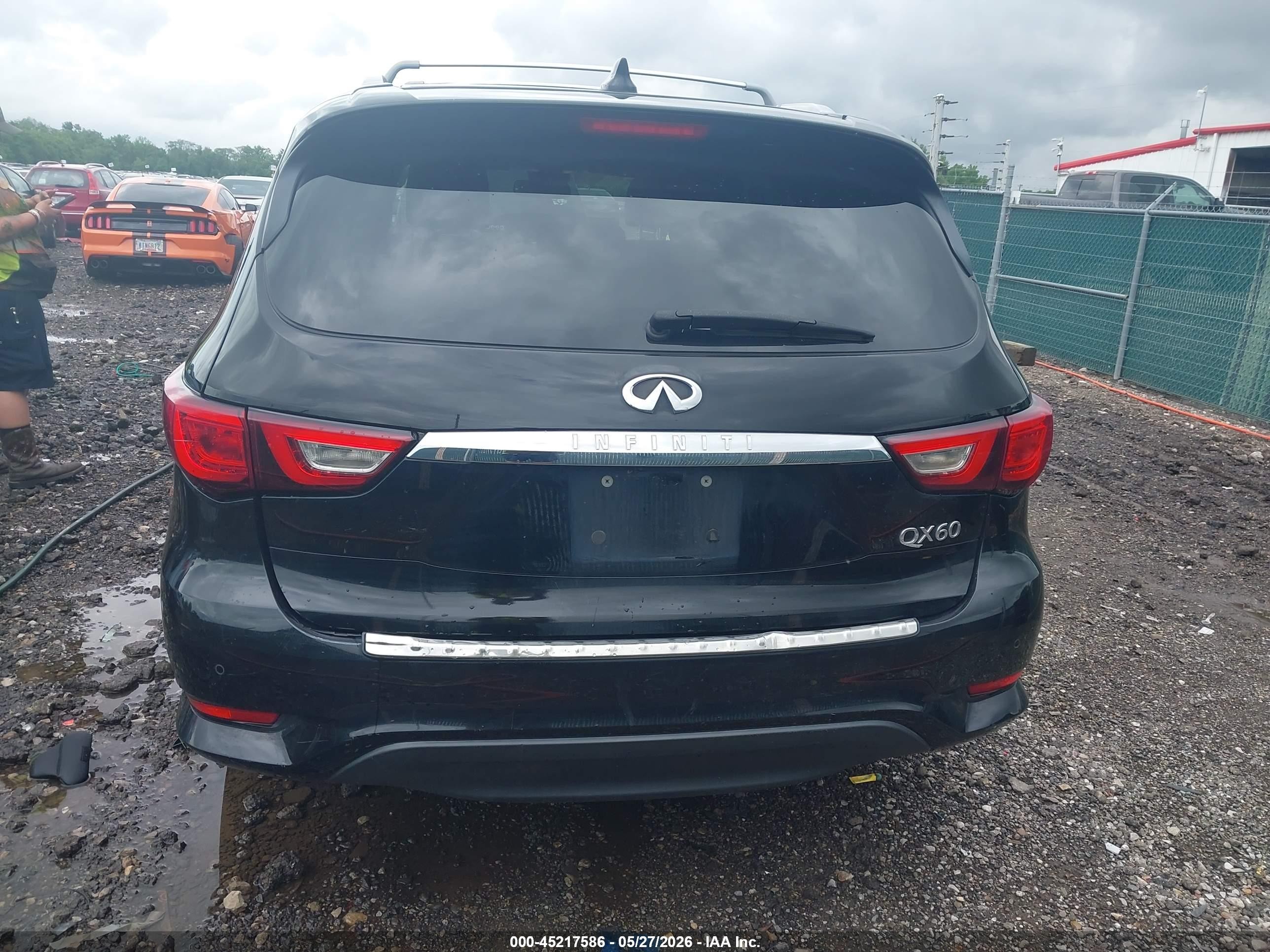 2017 Infiniti Qx60 Black vin: 5N1DL0MNXHC517651