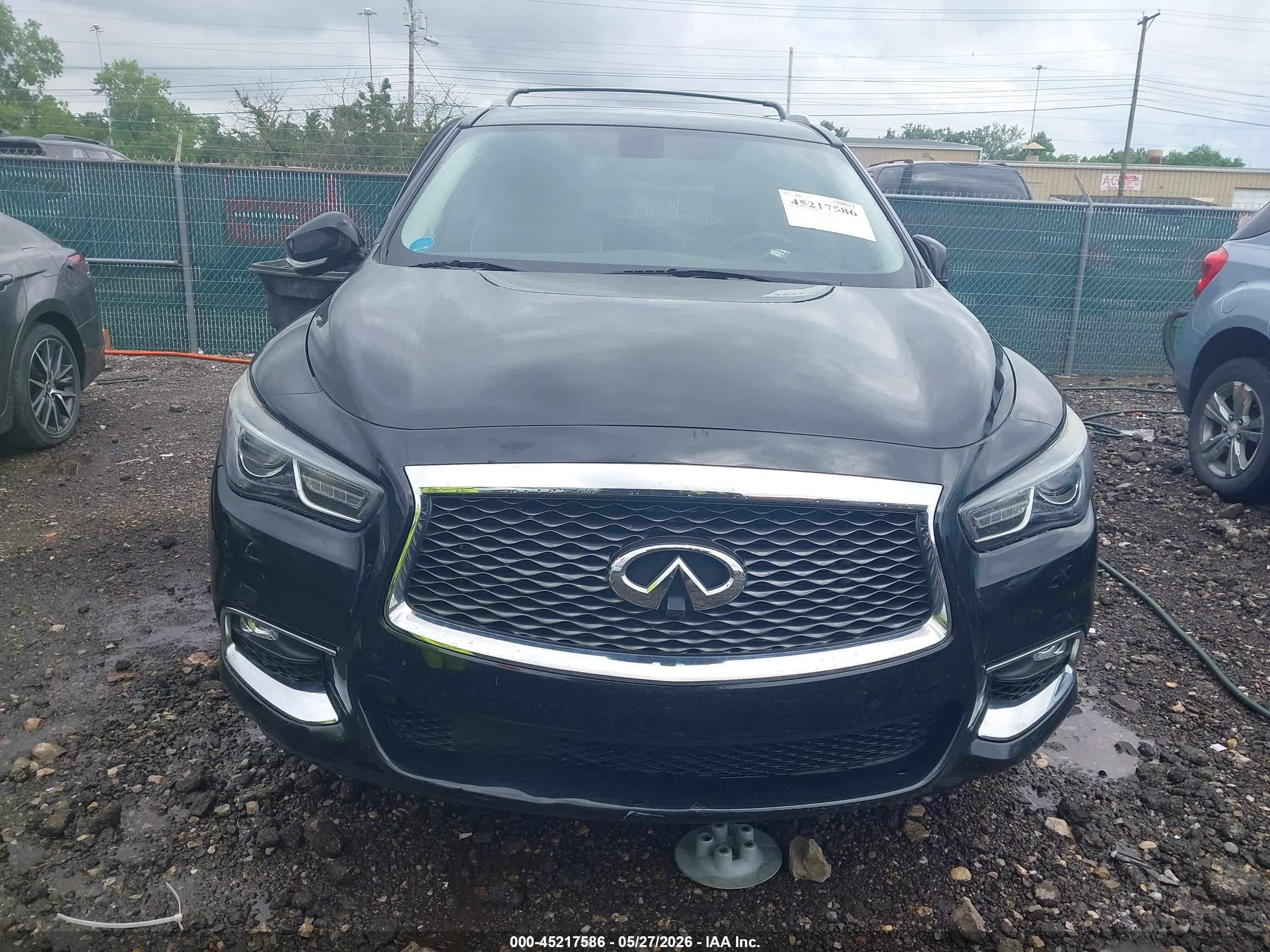 2017 Infiniti Qx60 Black vin: 5N1DL0MNXHC517651