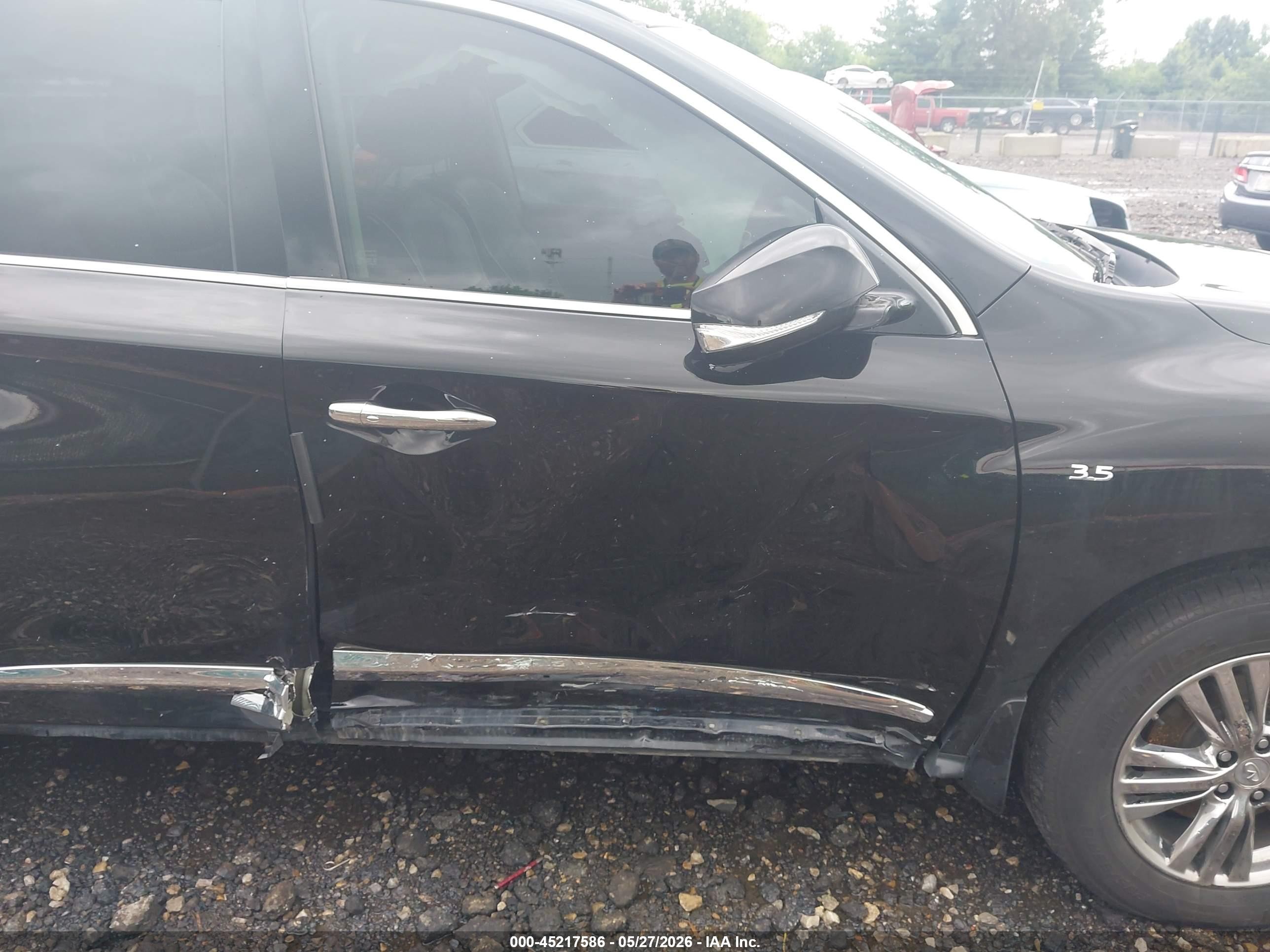 2017 Infiniti Qx60 Black vin: 5N1DL0MNXHC517651