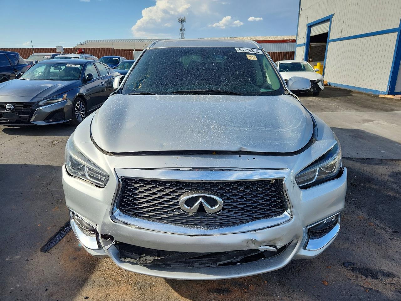 2018 Infiniti Qx60 Base Silver vin: 5N1DL0MNXJC516487