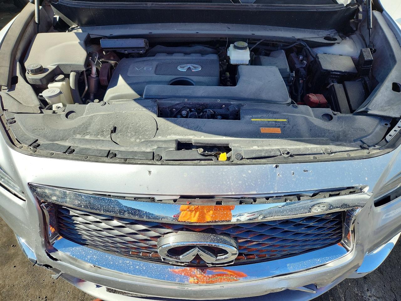 2018 Infiniti Qx60 Base Silver vin: 5N1DL0MNXJC516487