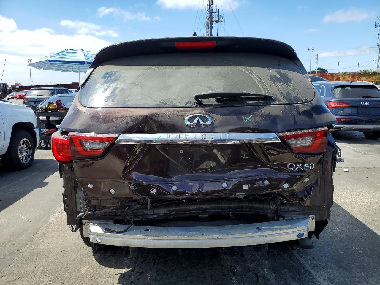 2019 Infiniti Qx60 Luxe Burgundy vin: 5N1DL0MNXKC567277