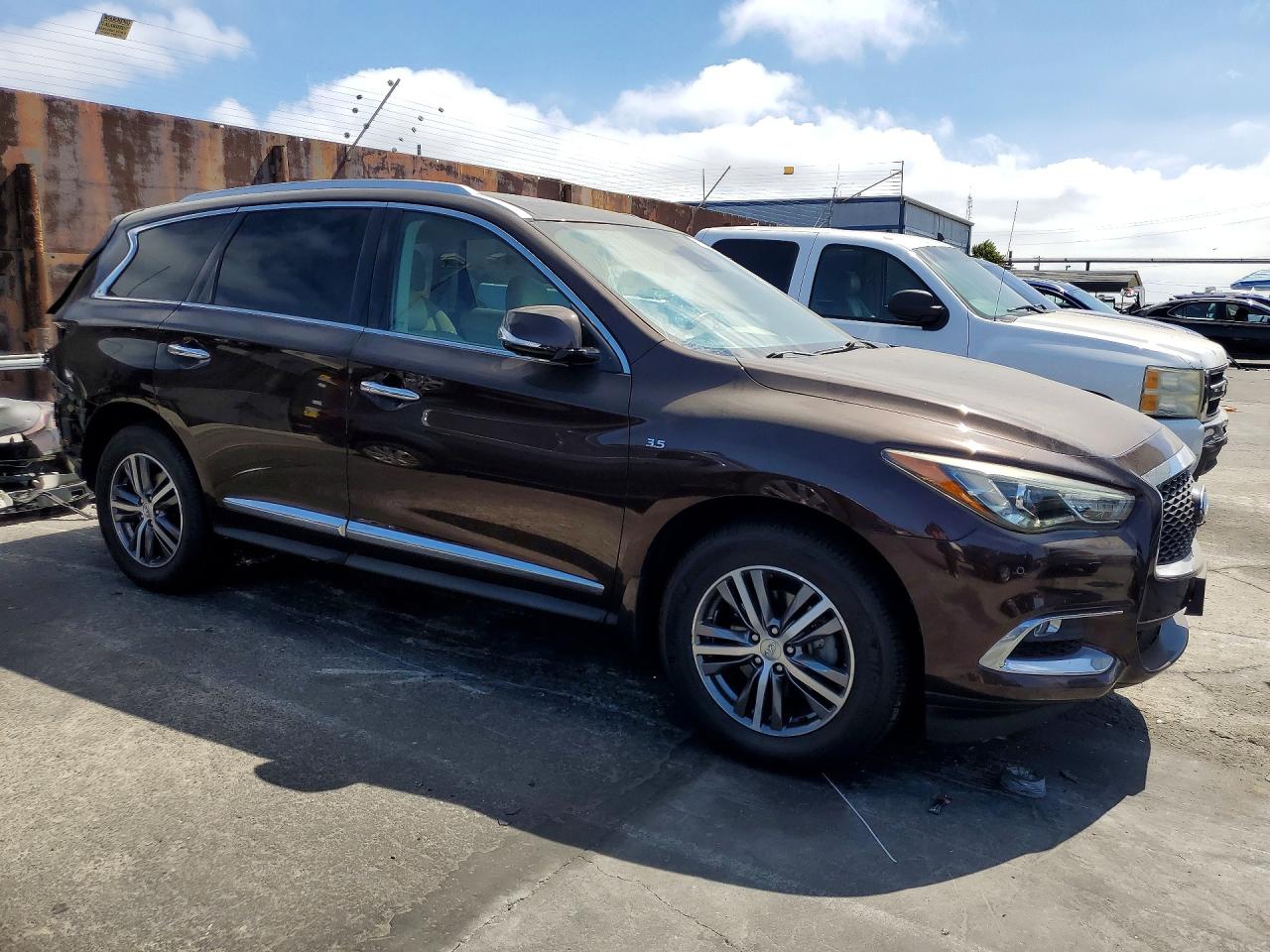 2019 Infiniti Qx60 Luxe Burgundy vin: 5N1DL0MNXKC567277