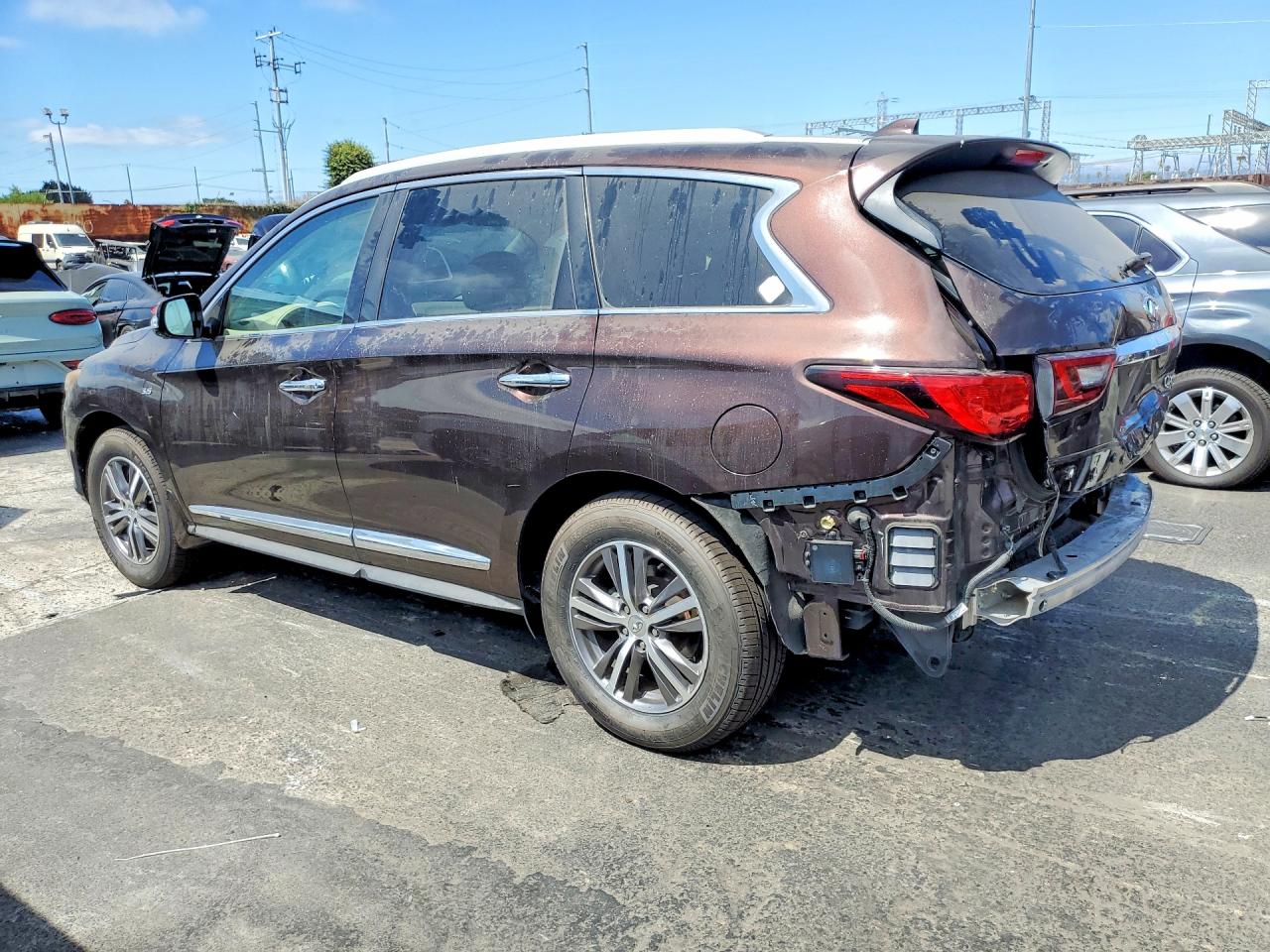 2019 Infiniti Qx60 Luxe Burgundy vin: 5N1DL0MNXKC567277