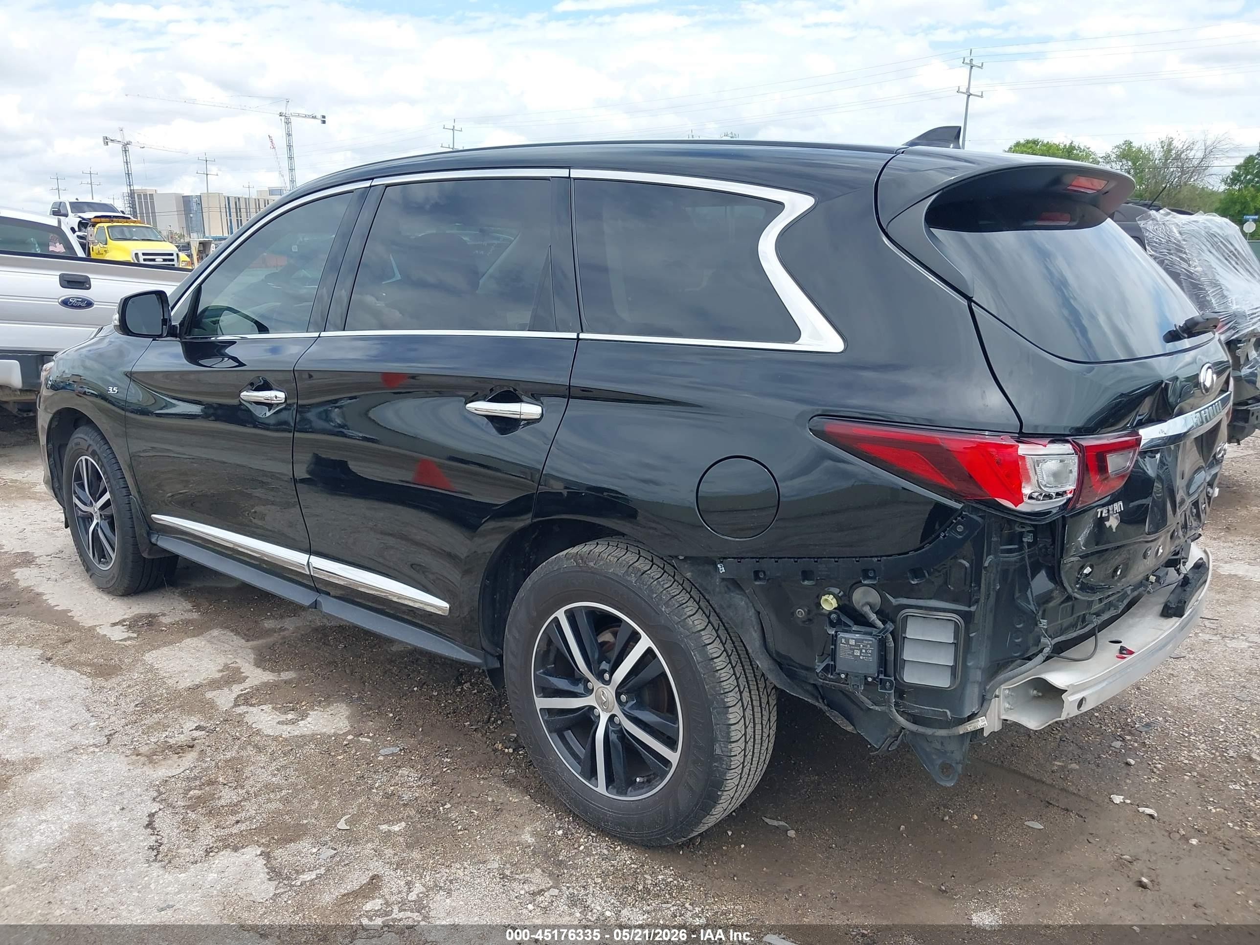 2020 Infiniti Qx60 Pure Черный vin: 5N1DL0MNXLC513947