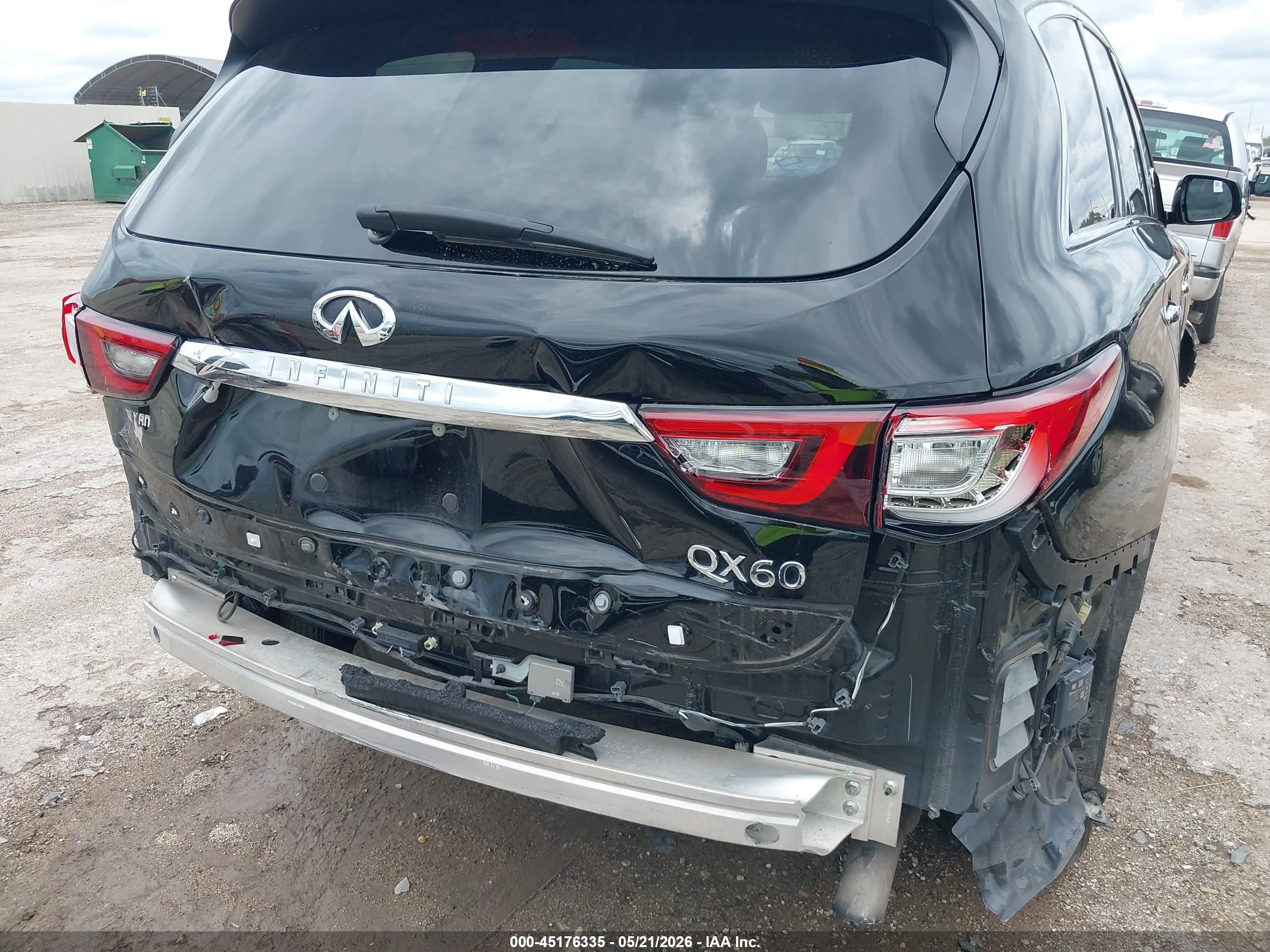 2020 Infiniti Qx60 Pure Черный vin: 5N1DL0MNXLC513947