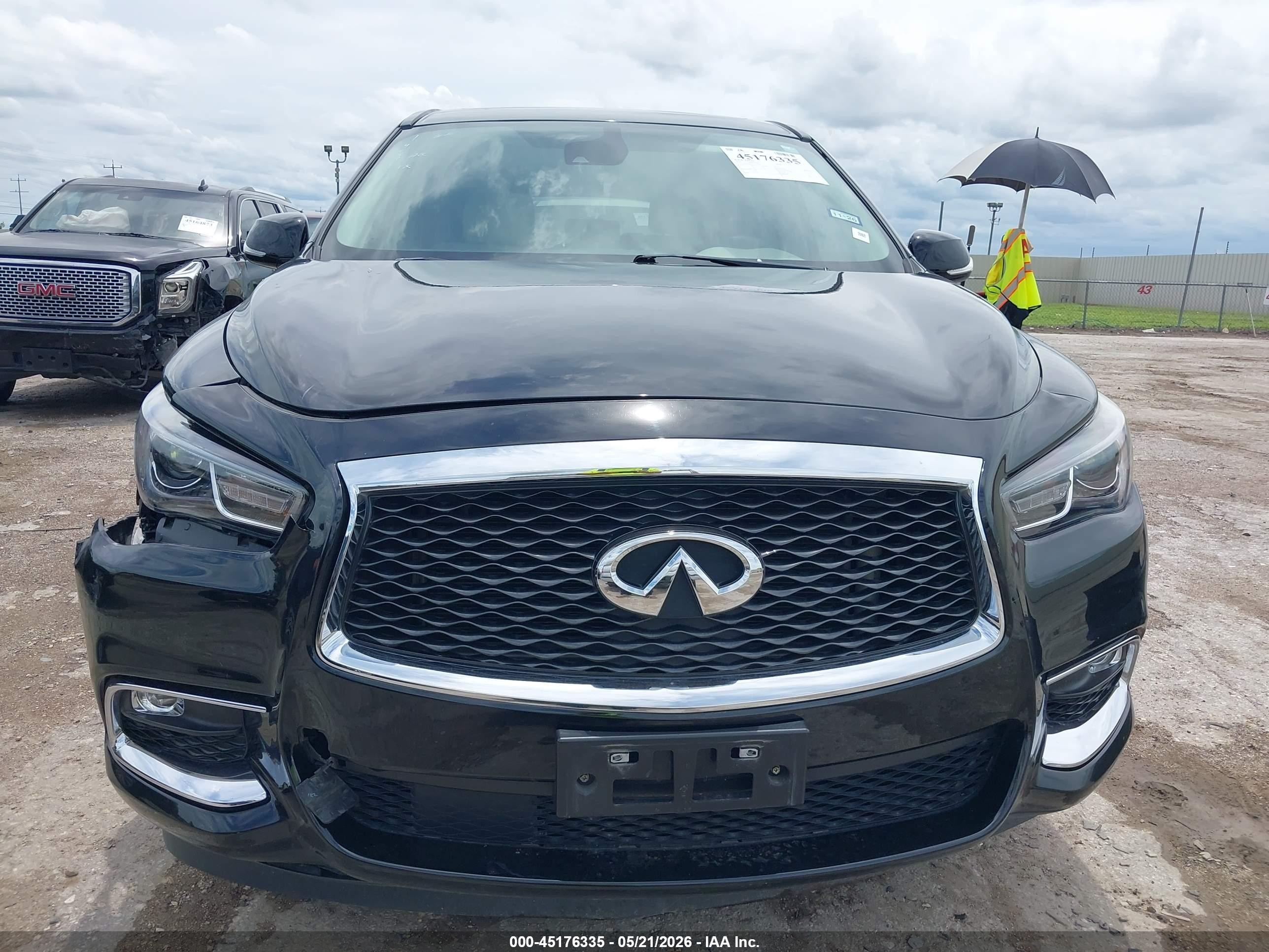 2020 Infiniti Qx60 Pure Черный vin: 5N1DL0MNXLC513947