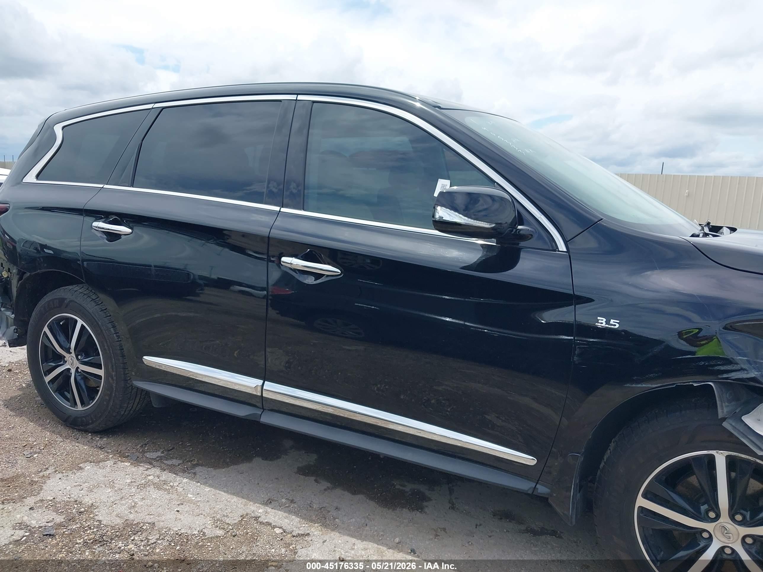 2020 Infiniti Qx60 Pure Черный vin: 5N1DL0MNXLC513947