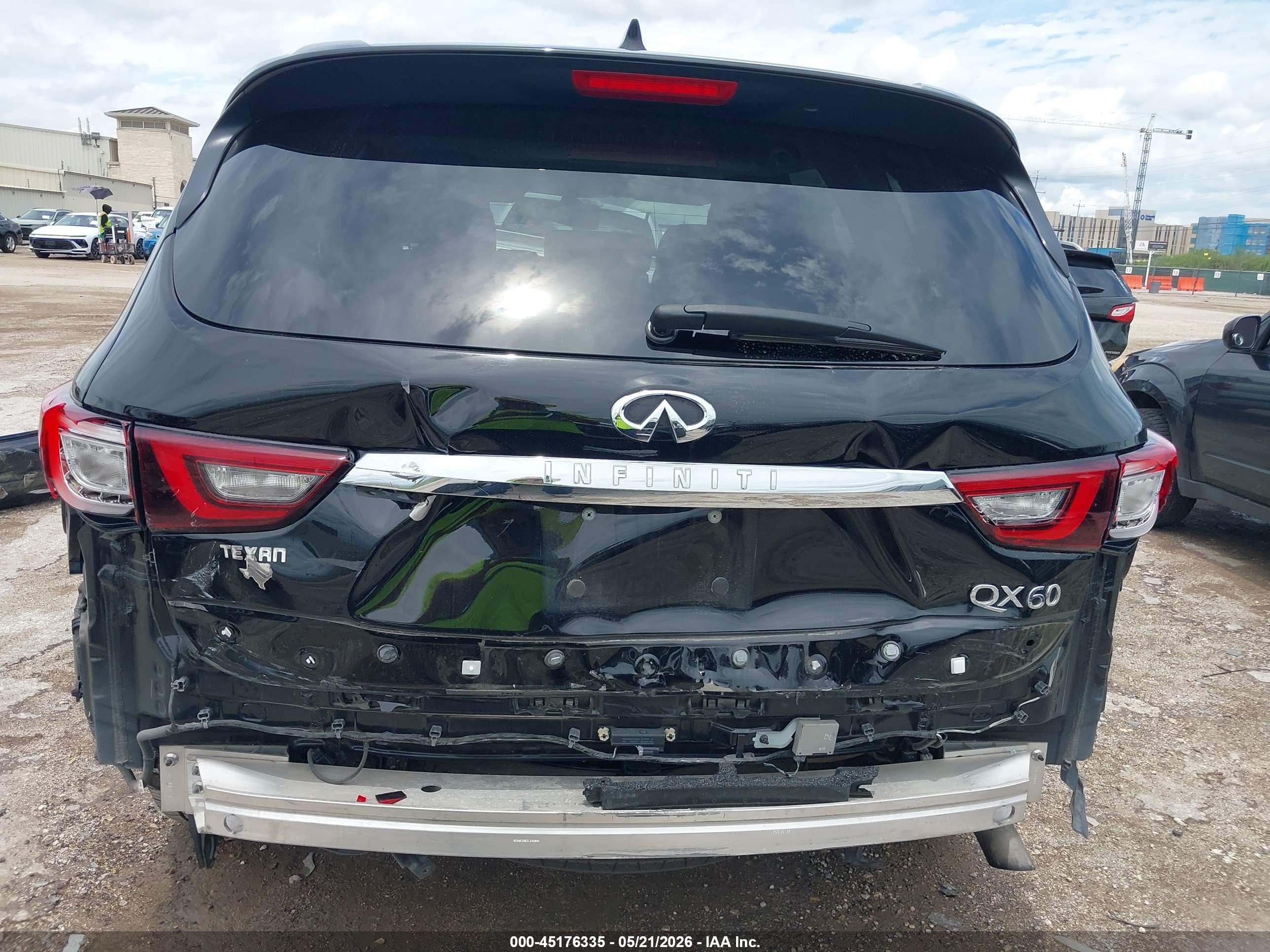 2020 Infiniti Qx60 Pure Черный vin: 5N1DL0MNXLC513947