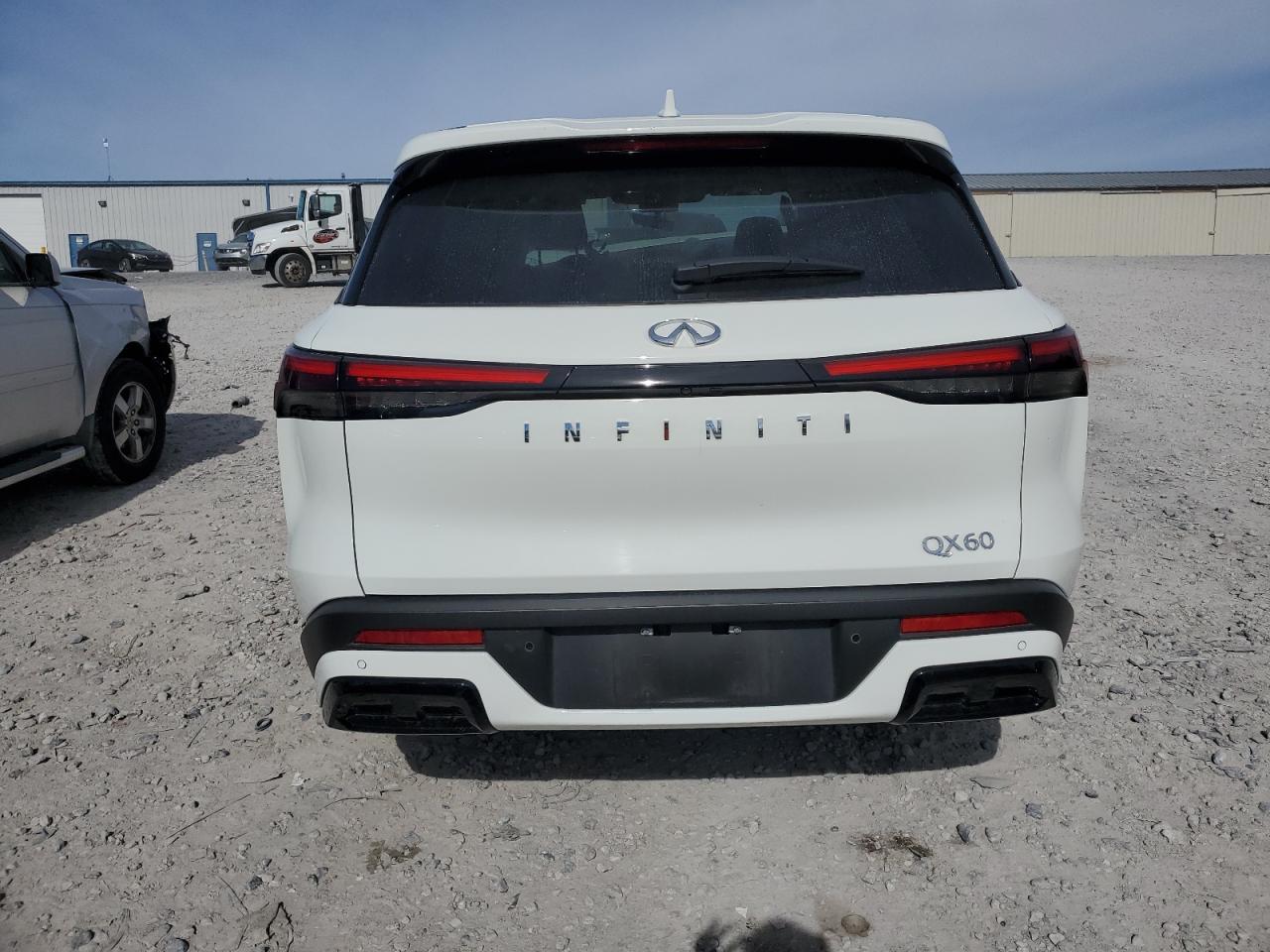 2024 Infiniti Qx60 Pure White vin: 5N1DL1ER2RC330266