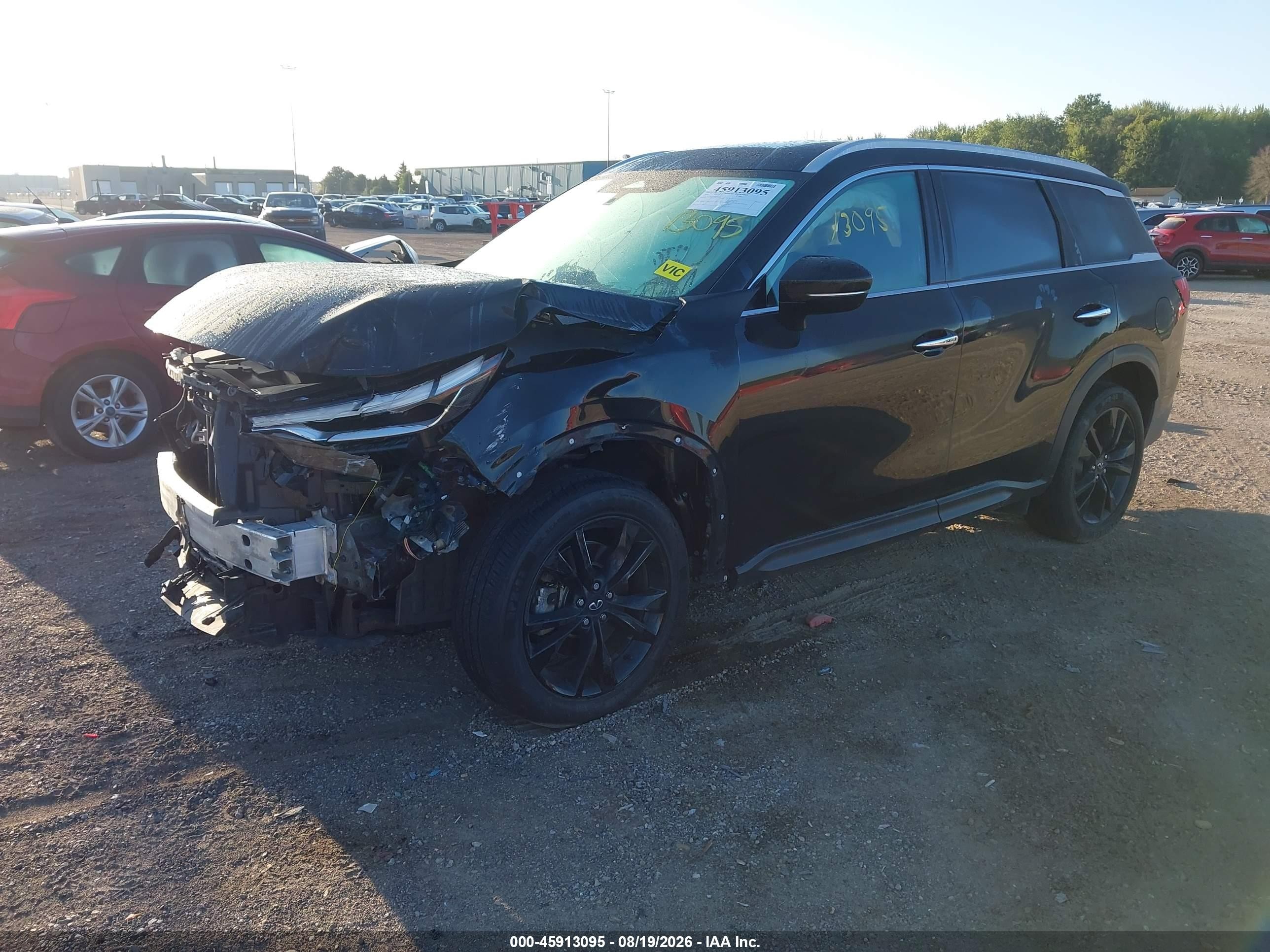 2023 Infiniti Qx60 Luxe Awd Black vin: 5N1DL1FS4PC375112