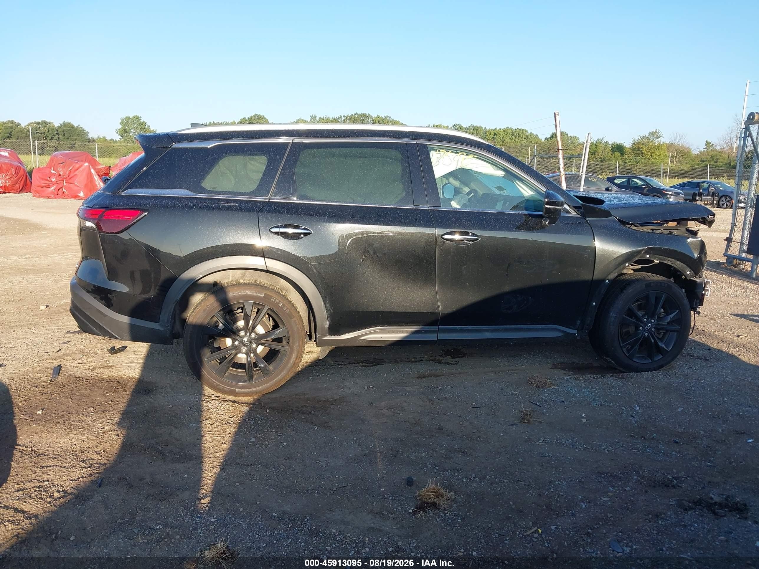 2023 Infiniti Qx60 Luxe Awd Black vin: 5N1DL1FS4PC375112