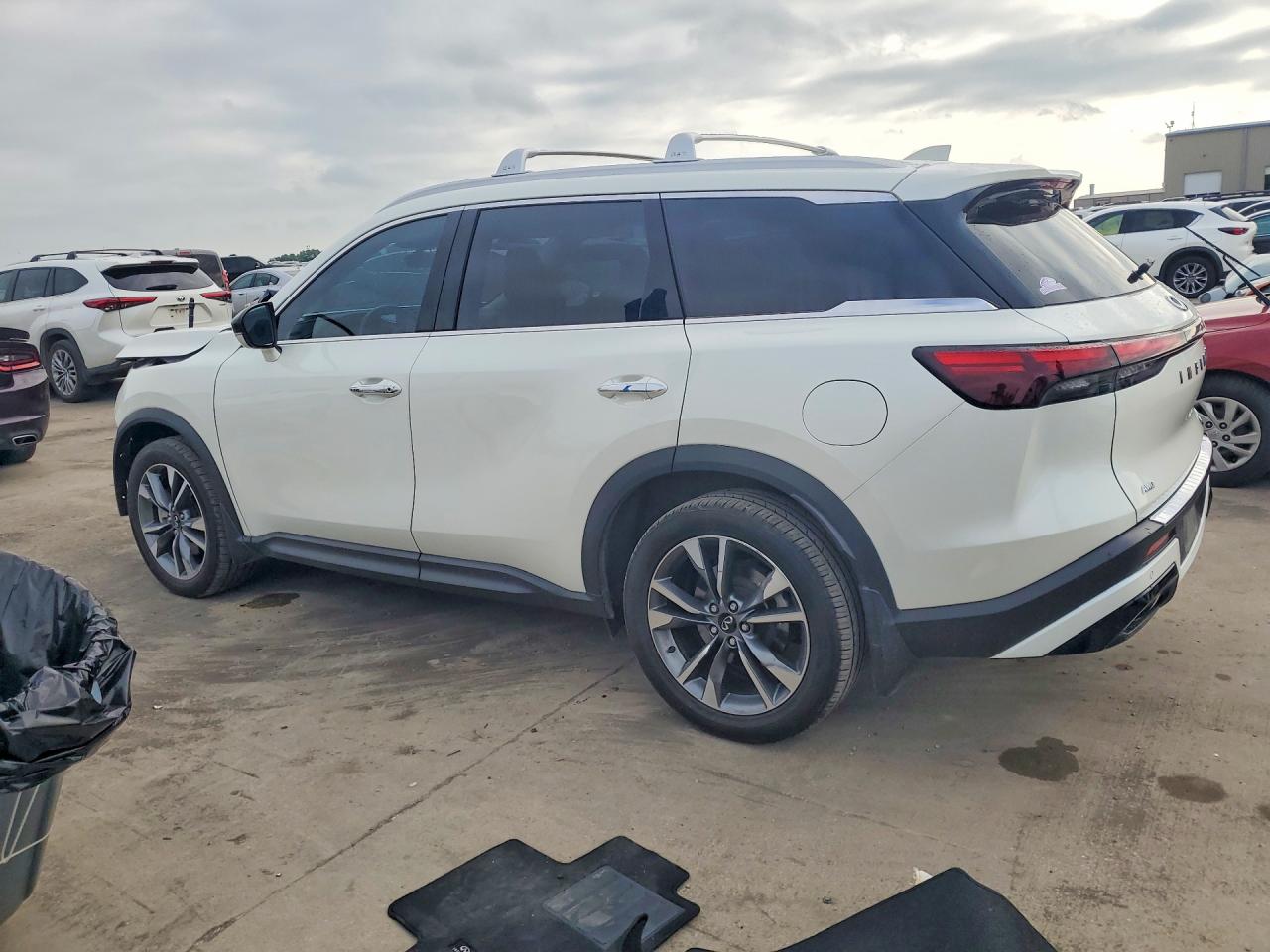 2023 Infiniti Qx60 Luxe White vin: 5N1DL1FS9PC360458
