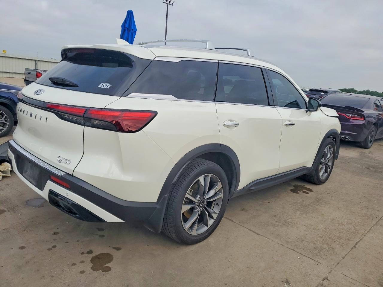 2023 Infiniti Qx60 Luxe White vin: 5N1DL1FS9PC360458