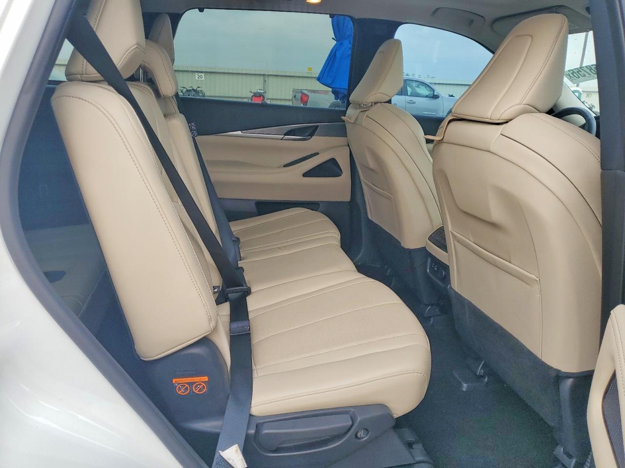 2023 Infiniti Qx60 Luxe White vin: 5N1DL1FS9PC360458