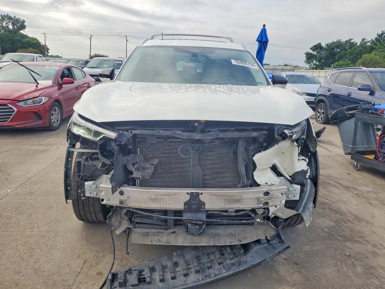 2023 Infiniti Qx60 Luxe White vin: 5N1DL1FS9PC360458