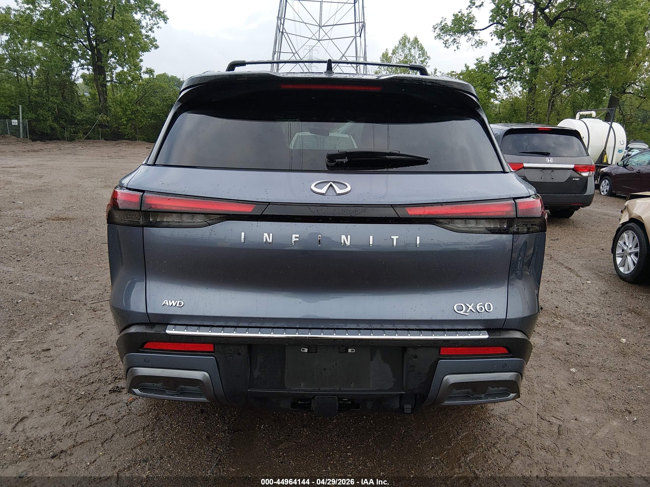 2024 Infiniti Qx60 Autograph Awd Blue vin: 5N1DL1HU4RC336053