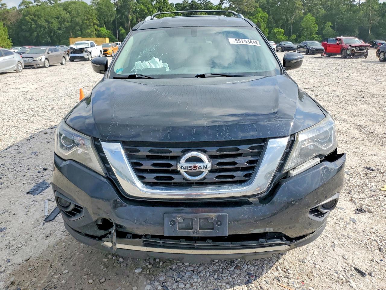 2020 Nissan Pathfinder S Black vin: 5N1DR2AN1LC646787
