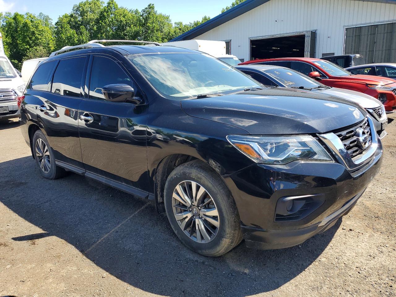 2020 Nissan Pathfinder S Black vin: 5N1DR2AN3LC629828