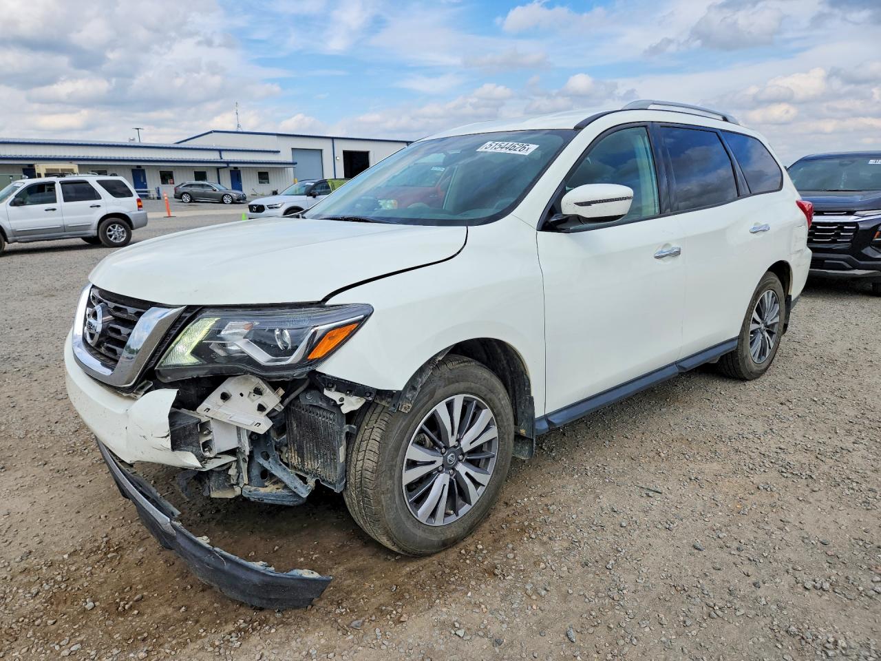 2020 Nissan Pathfinder S White vin: 5N1DR2AN9LC639974