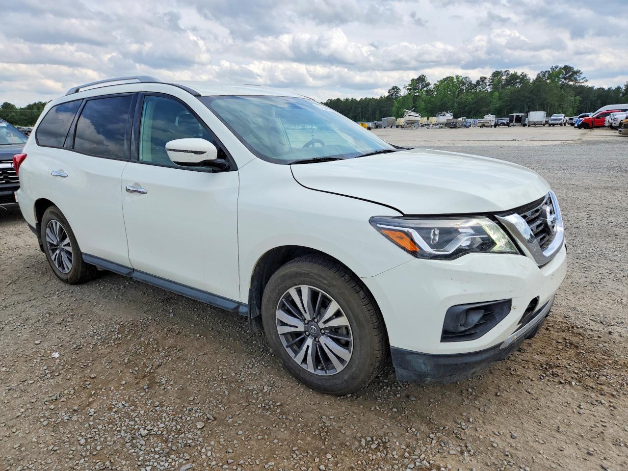 2020 Nissan Pathfinder S White vin: 5N1DR2AN9LC639974