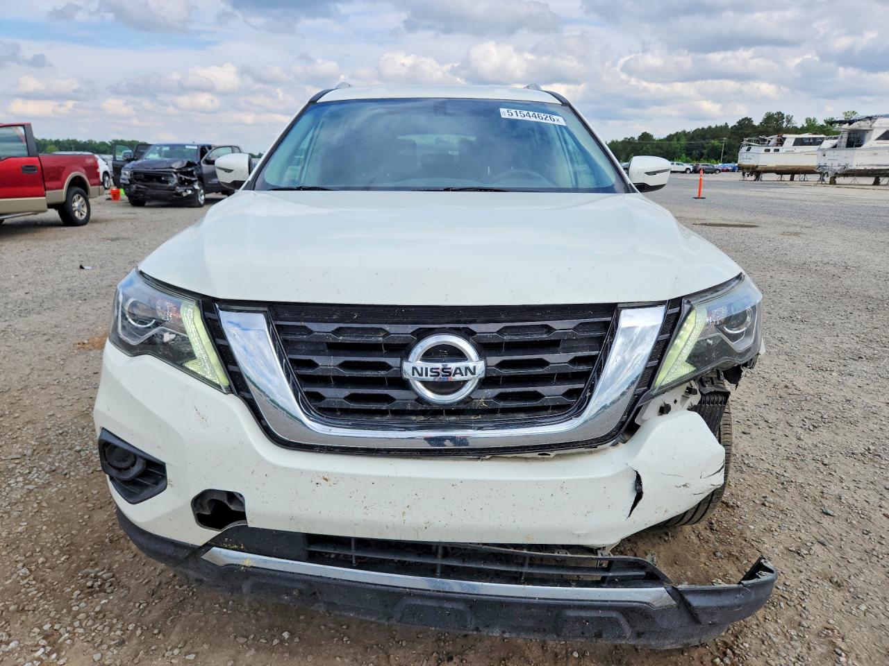 2020 Nissan Pathfinder S White vin: 5N1DR2AN9LC639974